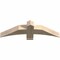 Ekena Millwork Bellingham Rough Sawn Timber Gable Bracket, Douglas Fir, 36"W x 10"H x 4"D x 4"F, 7/12 Pitch GBW036X10X0404BEL00RDF - alternate 3